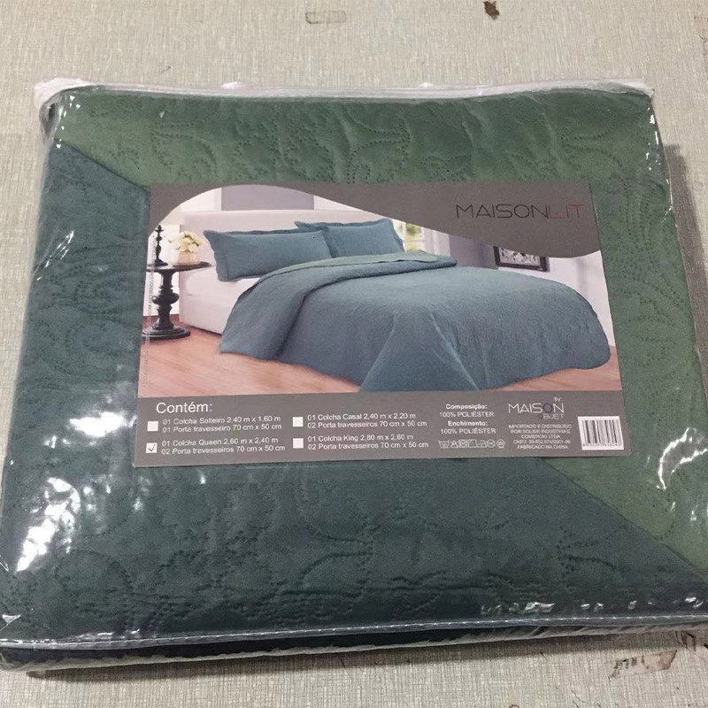 Ultrasonic wave edge bedspread-003