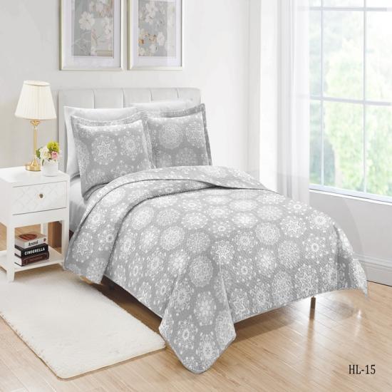 2023 Printed Quilt Set Paisley King Size Bedspread Set