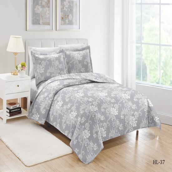 2023 Printed Quilt Set Paisley King Size Bedspread Set