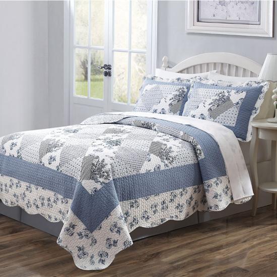 cxmicrotex Bedding Prewashed Patchwork Print Quilt Set