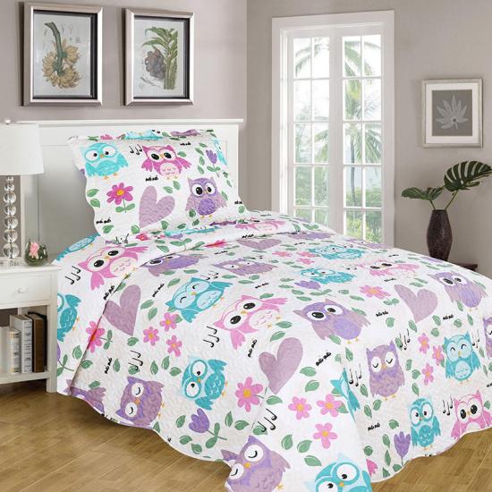 Kids Owl Quilts Sets And Bedspreads