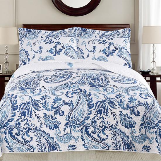 cxmicrotex Patchwork Print Ultasonic Quilt Set