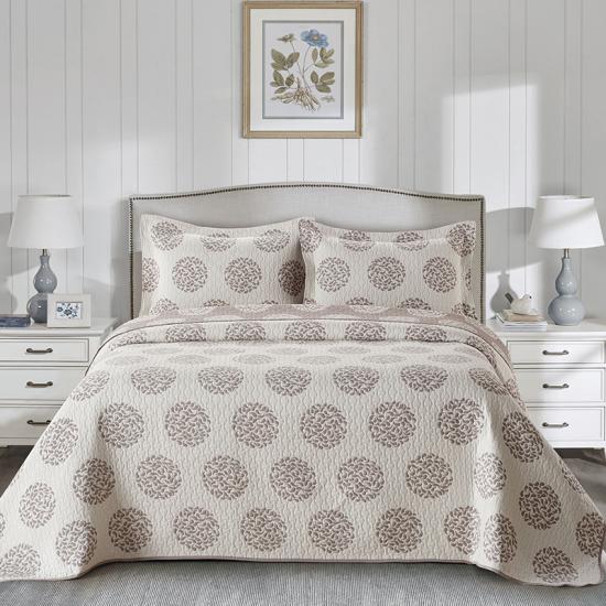 cxmicrotex  Full Queen Grey Jacquard Bedding Set