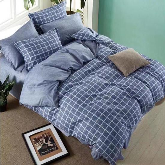 Duvet Cover Simple Modern Plaid Pattern Soft Quilt Cover