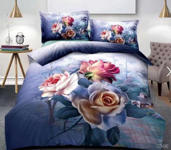 3D Effect Printed Duvet Cover And Pillowcases Set China Bedlinen Manufacture