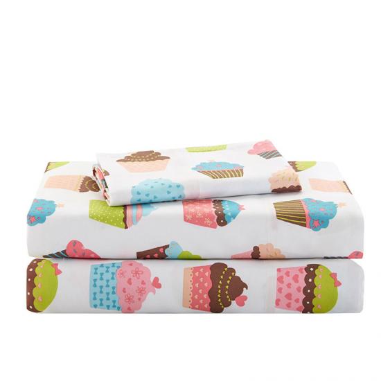 Birthday Cake Printed Juvi Bed Sheet Set