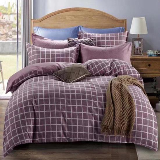 Duvet Cover Simple Modern Plaid Pattern Soft Quilt Cover