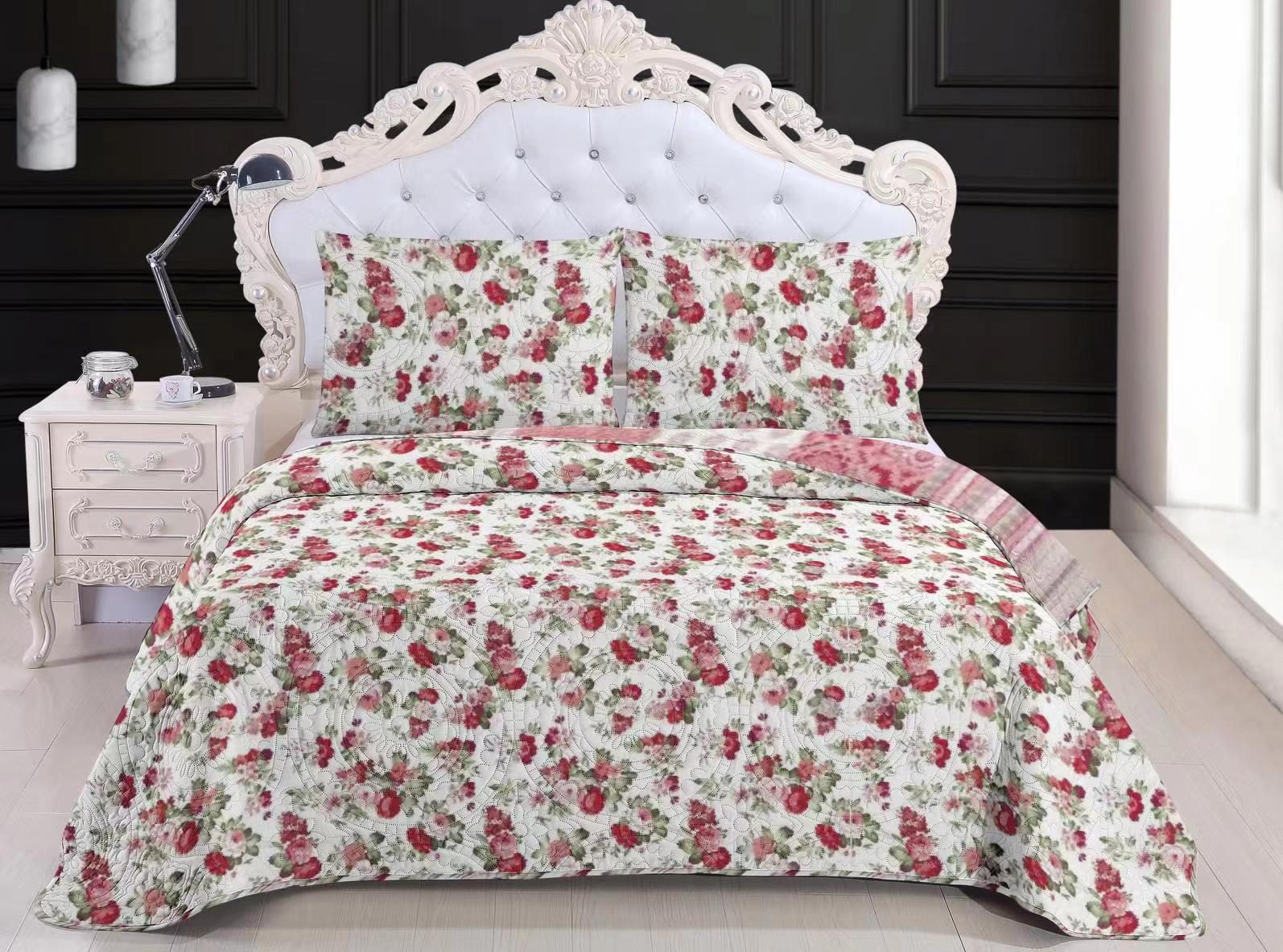 Printed ultrasonic bedspread