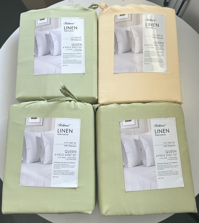 Linen sheet set quotation—new items